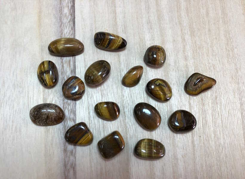 Rodado Ojo De Tigre 1 cm Aprox